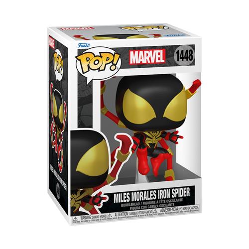 MARVEL: SPIDER-MAN - POP FUNKO VINYL FIGURE 1448 MILES MORALES IRON SPIDER REGULAR 9CM
