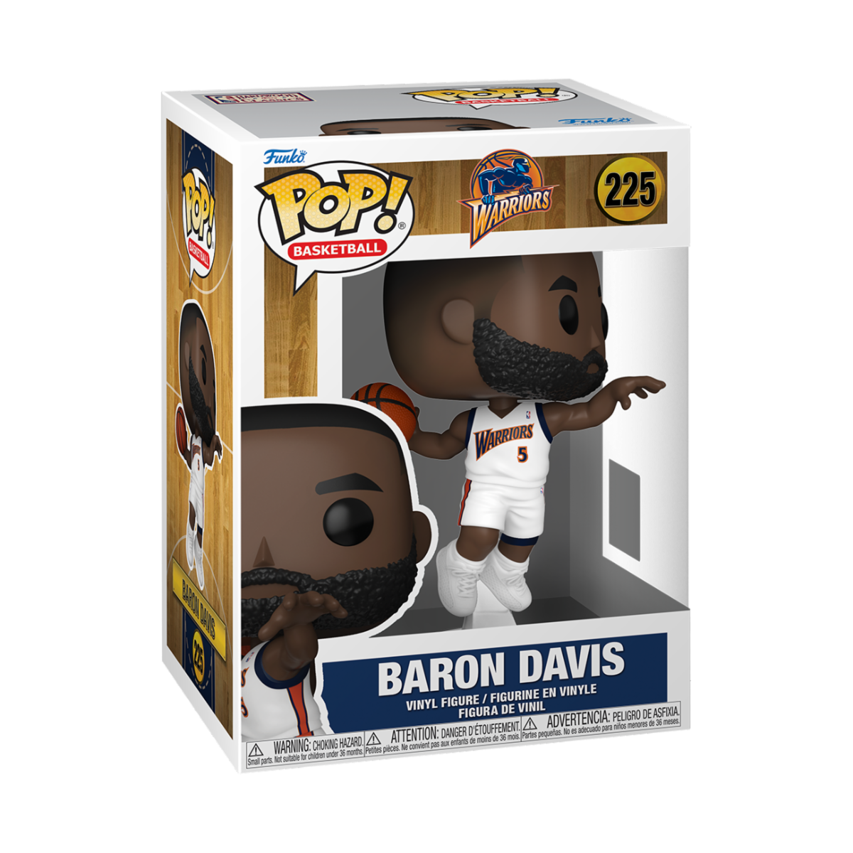 NBA - POP FUNKO VINYL FIGURE 225 BARON DAVIS (WARRIORS) 9CM
