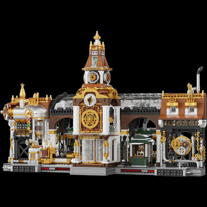 PAN85007 - STEAMPUNK - STEAMPUNK TRAIN STATION