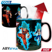 ABYMUGA449 - DRAGON BALL SUPER - TAZZA MUG HEAT 460ML - SAIYANS VS BLACK