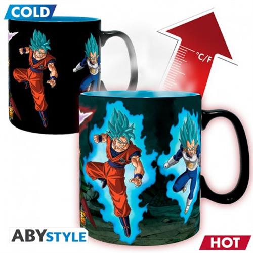 ABYMUGA449 - DRAGON BALL SUPER - TAZZA MUG HEAT 460ML - SAIYANS VS BLACK