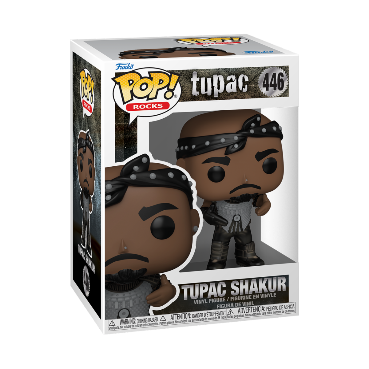 MUSIC: TUPAC - POP FUNKO VINYL FIGURE 446 CALIFORNIA LOVE 9CM