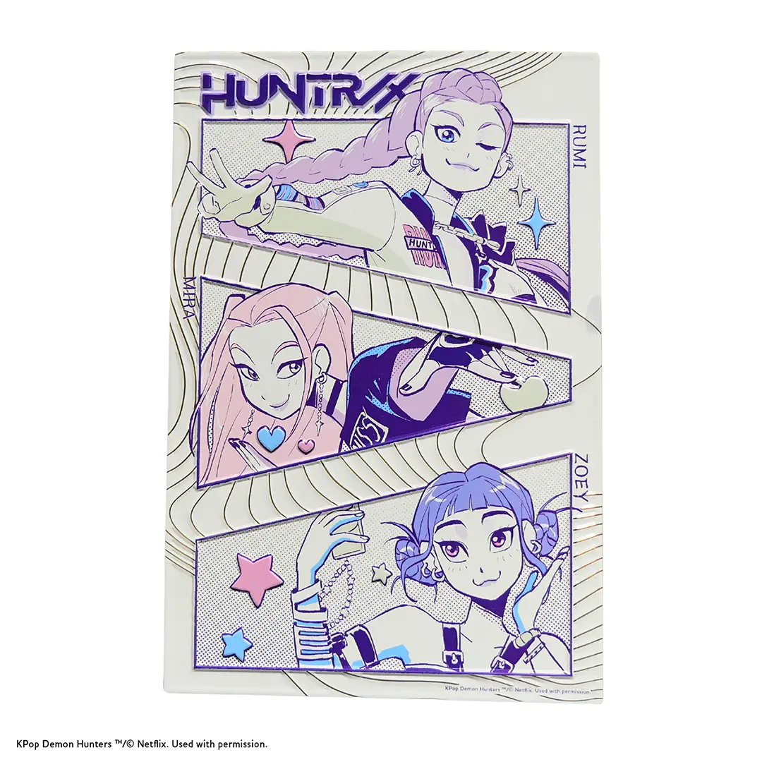 MAP6149 - POSTER IN ALLUMINIO GOFFRATO - RUMI MIRA ZOEY - KPOP DEMON HUNTERS