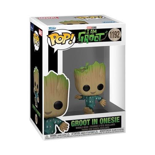 MARVEL: I AM GROOT - POP FUNKO VINYL FIGURE 1192 GROOT PJS (DANCING) 9CM