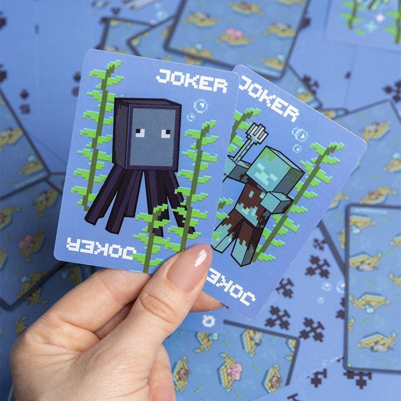 PP14949MCF - MINECRAFT WATERPROOF PLAYING CARDS