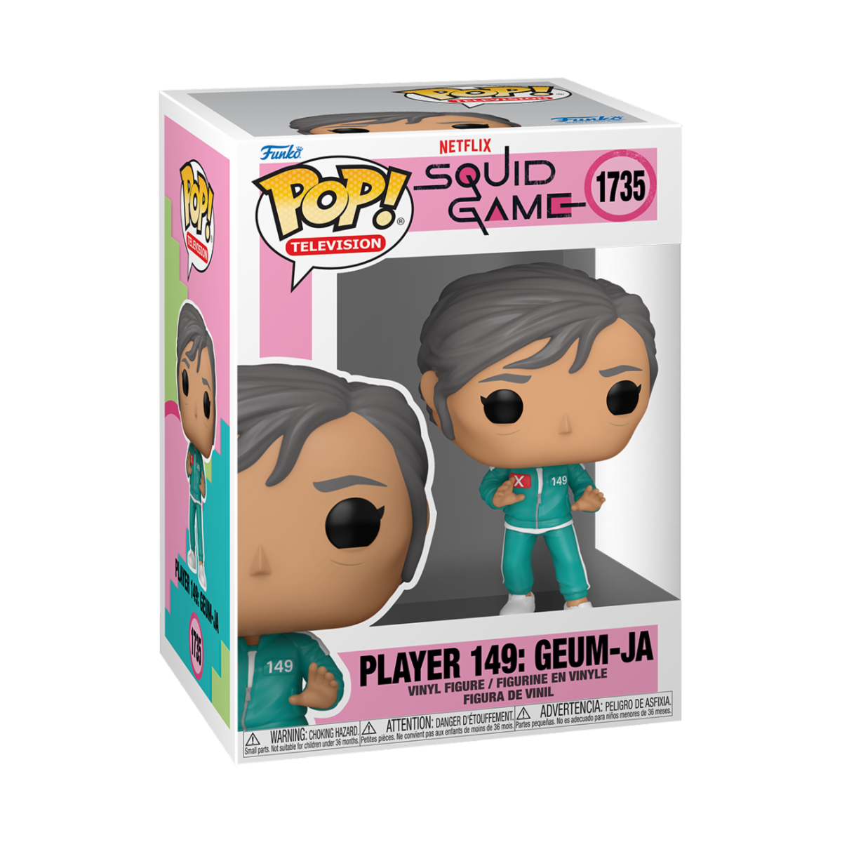 SQUID GAME S3 - POP FUNKO VINYL FIGURE 1735 PLAYER 149: GEUM-JA 9CM