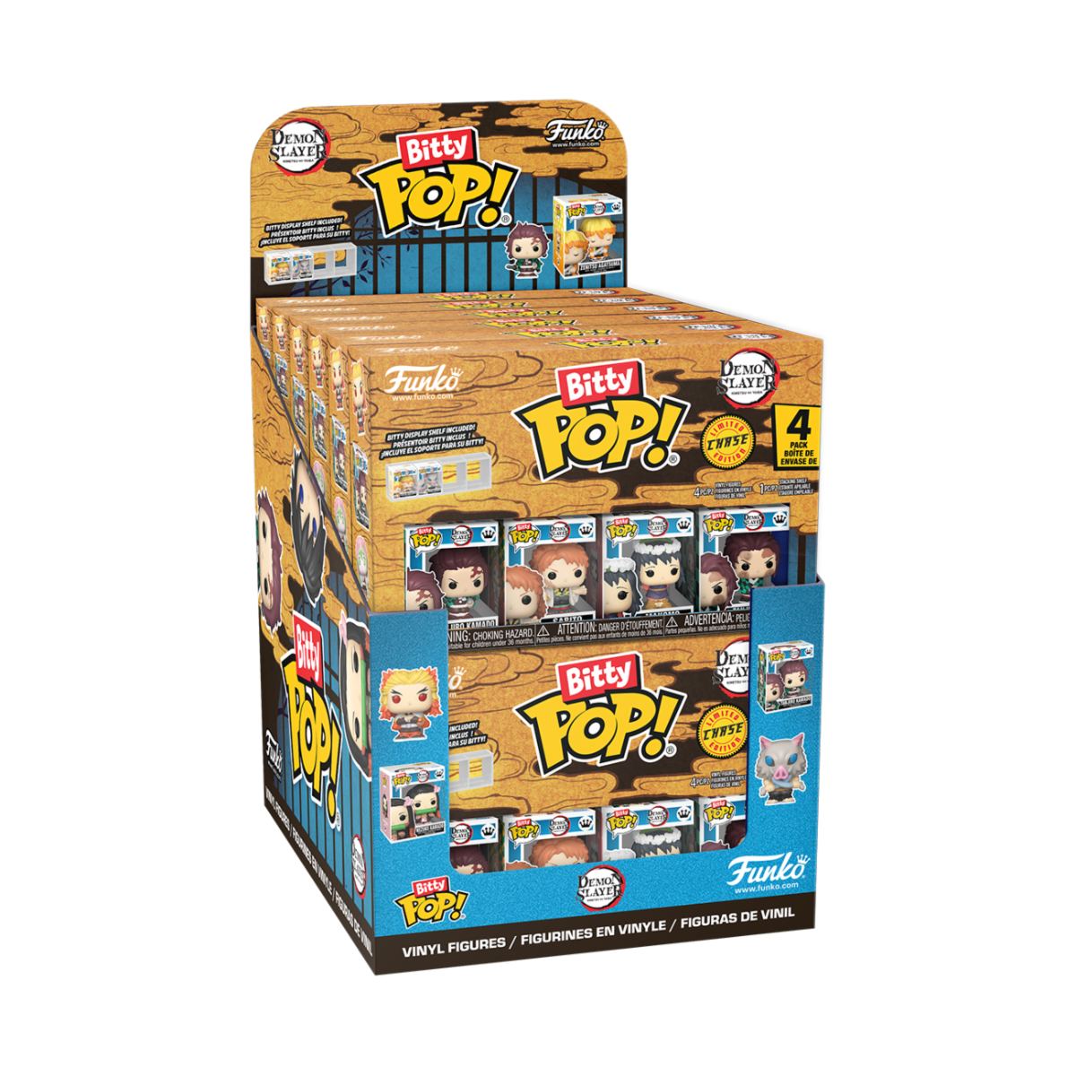 DEMON SLAYER - POP FUNKO BITTY VINYL FIGURE - 12PZ DISPLAY 2CM