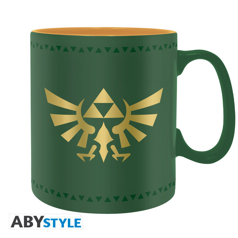ABYMUGA608 - THE LEGEND OF ZELDA - MUG 460 ML - HYRULE INSIGNIA - CARTON