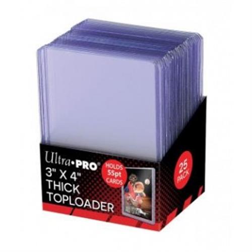 81181 - 25 TOPLOADER 3" X 4" - ACTION PACKED 55PT
