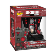 91422 - SKIBIDI TOILET - POP FUNKO BITTY BOTS VINYL FIGURE - TITAN SPEAKERMAN AND PARASITIC SKIBIDI TOILET