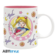 ABYMUGA674 - SAILOR MOON - MUG 320 ML - SAILOR MOON & LUNA PATCH