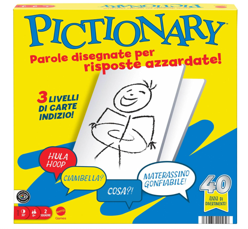 JDY01 - PICTIONARY CORE 40TH ANNIVERSARY - GIOCO DA TAVOLO