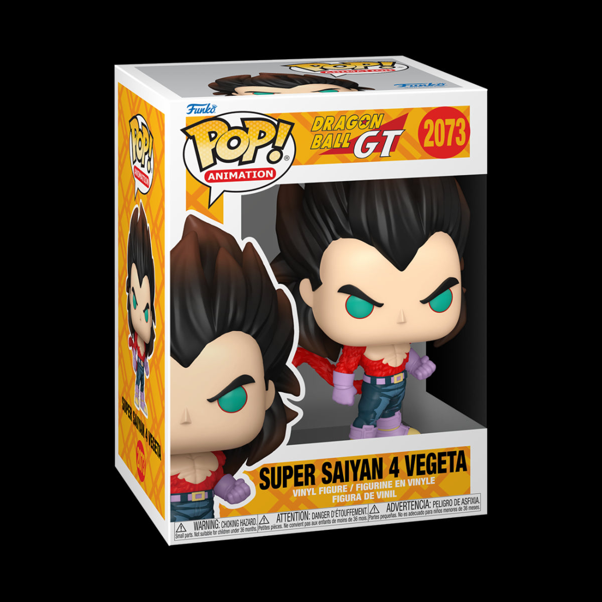 DRAGON BALL GT - POP FUNKO VINYL FIGURE 2073 SUPER SAIYAN 4 VEGETA 9CM