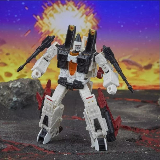TRANSFORMERS - GENERATION - LEGACY UNITED - RAMJET (UNIVERSO G1) - ACTION FIGURE 17.5CM