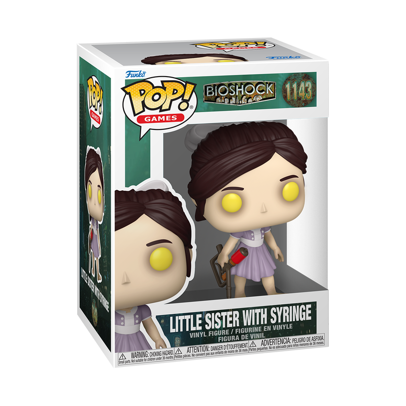 BIOSHOCK S3 - POP FUNKO VINYL FIGURE 1143 LITTLE SISTER WITH SYRINGE 9CM