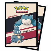15952 - 65 BUSTINE STANDARD - POKEMON - SNORLAX & MUNCHLAX