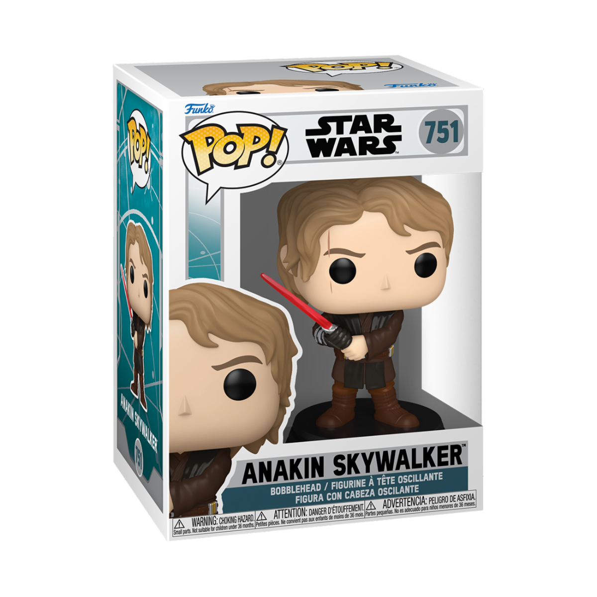 STAR WARS: AHSOKA - POP FUNKO VINYL FIGURE 751 ANAKIN SKYWALKER 9CM