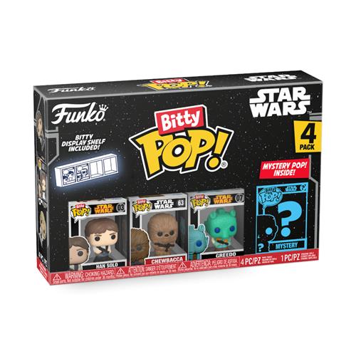 71513 - STAR WARS - FUNKO BITTY POP VINYL FIGURE - HAN SOLO (4PK)