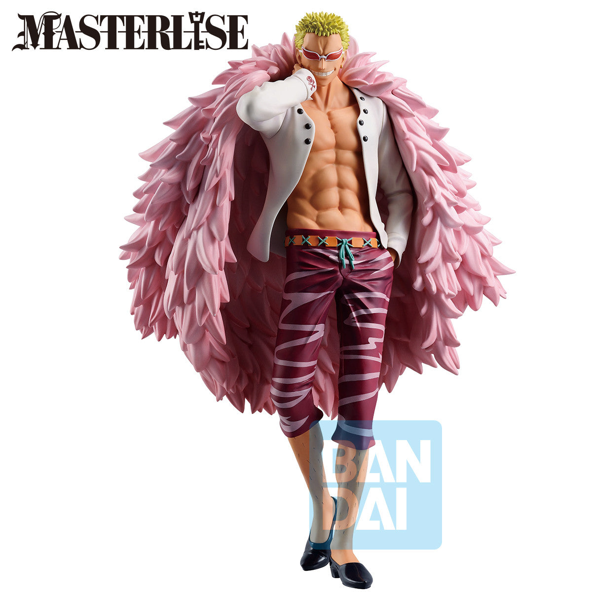 68955 - ONE PIECE - ICHIBANSHO FIGURE FROM ICHIBANSHO THE UNBREAKABLE LAW - DON QUIXOTE DOFLAMINGO - STATUA 26CM