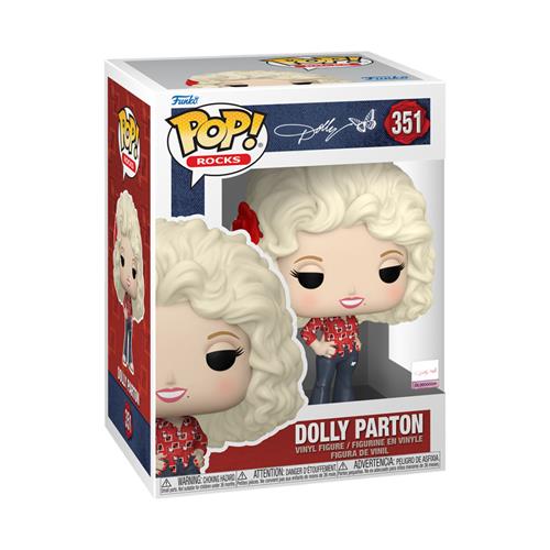 ROCKS - DOLLY PARTON - POP FUNKO VINYL FIGURE 351 DOLLY PARTON (1977 TOUR) 9CM