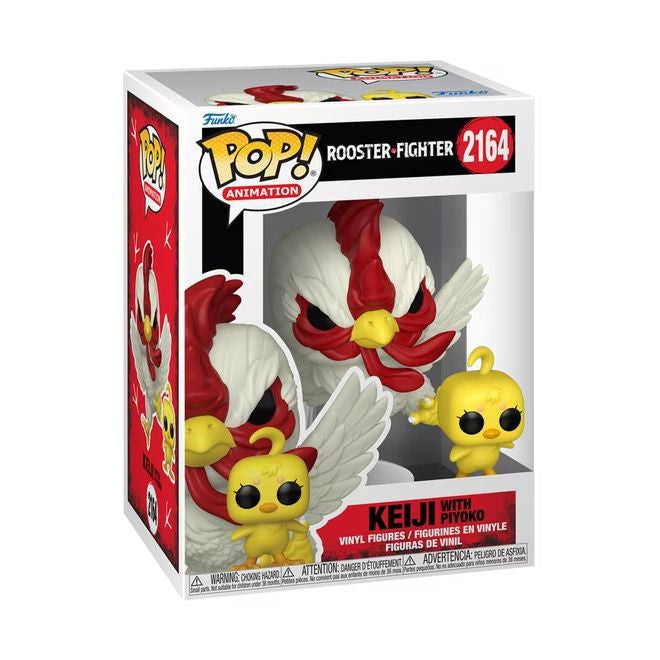 ROOSTER FIGHTER - POP&BUDDY FUNKO VINYL FIGURE 2164 KEIJI WITH PIYOKO 9CM