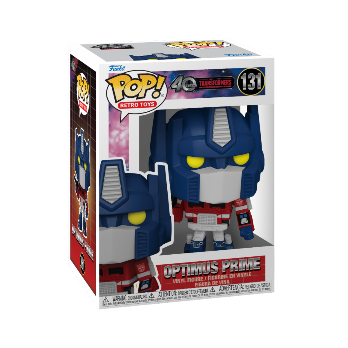 TRANSFORMERS: GENERATION 1 - POP FUNKO VINYL FIGURE 131 OPTIMUS PRIME 9CM