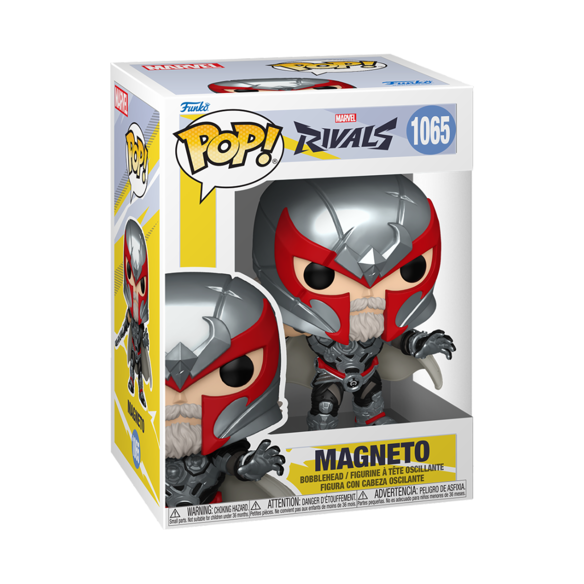 MARVEL: RIVALS - POP FUNKO VINYL FIGURE 1065 MAGNETO 9CM