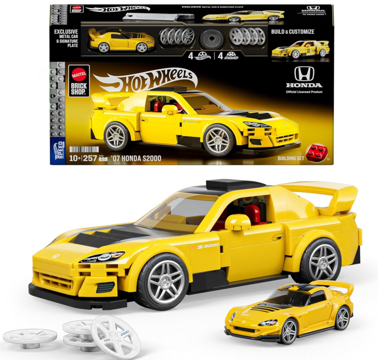 JFR88 - BRICK SHOP X HOT WHEELS - HONDA S200 - SET DA COSTRUIRE