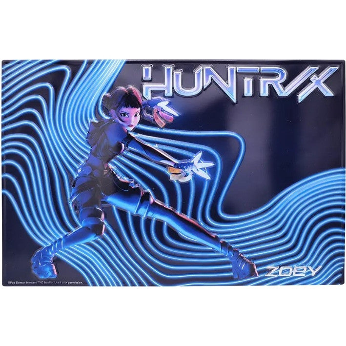 MAP6142 - TARGA IN ALLUMINIO 20X30 CM - ZOEY - KPOP DEMON HUNTERS