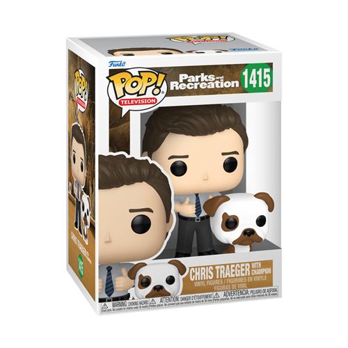 PARKS & RECREATIONS - POP & BUDDY FUNKOVINYL FIGURE 1415 CHRIS & CHAMPION