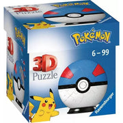11265 - POKEMON - PUZZLEBALL 3D POKEBALL - MEGABALL