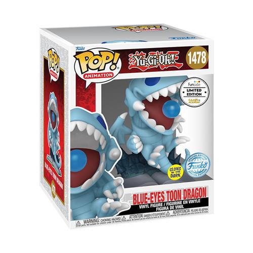 YU-GI-OH! - POP FUNKO SUPER VINYL FIGURE 1478 BLUE EYES TOON DRAGON (GW) GA EXCL