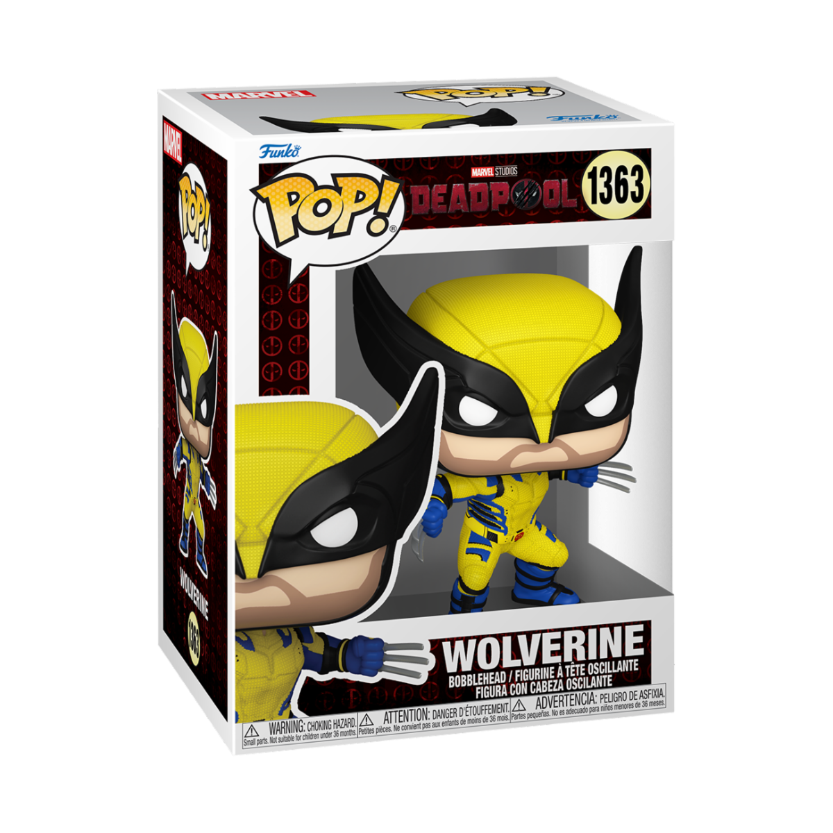 MARVEL: DEADPOOL & WOLVERINE - POP FUNKO VINYL FIGURE 1363 WOLVERINE 9CM