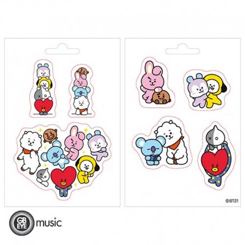 GBYDCO573 - BT21 - STICKERS - SET 1