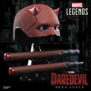 MARVEL CLASSIC - DAREDEVIL - CASCO ELETTRONICO E BILLY CLUB HORNHEAD - REPLICA 1:1