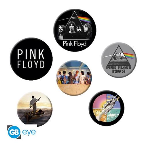 BP0738 - PINK FLOYD - 6 BADGES PACK - MIX