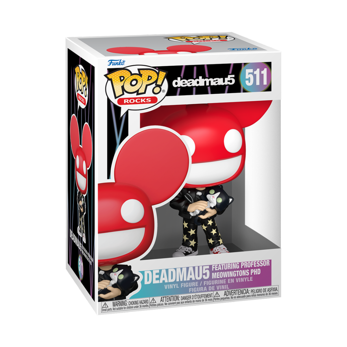 DEADMAU5 - POP FUNKO VINYL FIGURE 511 DEADMAU5 FT. PROFESSOR MEOWINGTONS PHD 9CM