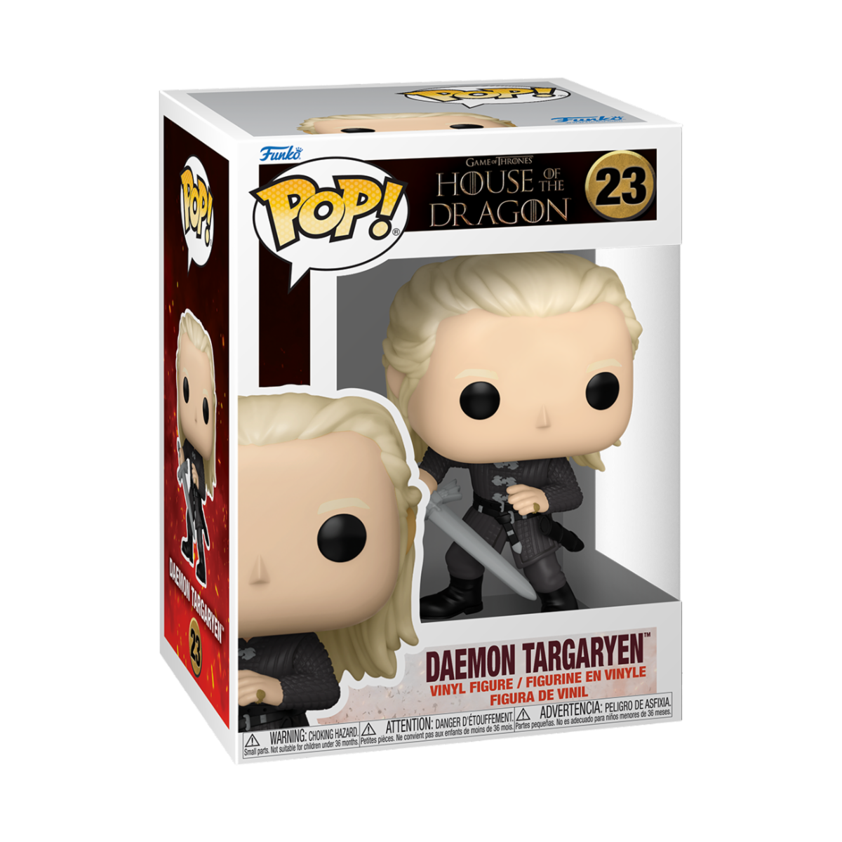 GAME OF THRONES: HOUSE OF THE DRAGON - POP FUNKO VINYL FIGURE 23 DEAMON TARGARYEN 9CM