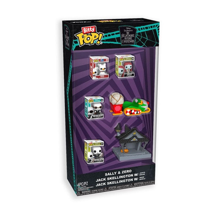 NIGHTMARE BEFORE CHRISTMAS - POP FUNKO BITTY VINYL FIGURE - STARTER SET