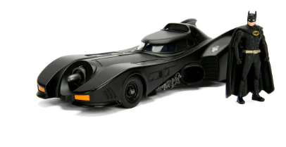 BATMAN BATMOBILE CLASSIC DEL 1989 CON PERSONAGGIO - SCALA 1:24