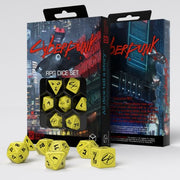 SCPU03 - SET 7 DADI - CYBERPUNK RED DICE SET: DANGER ZONE