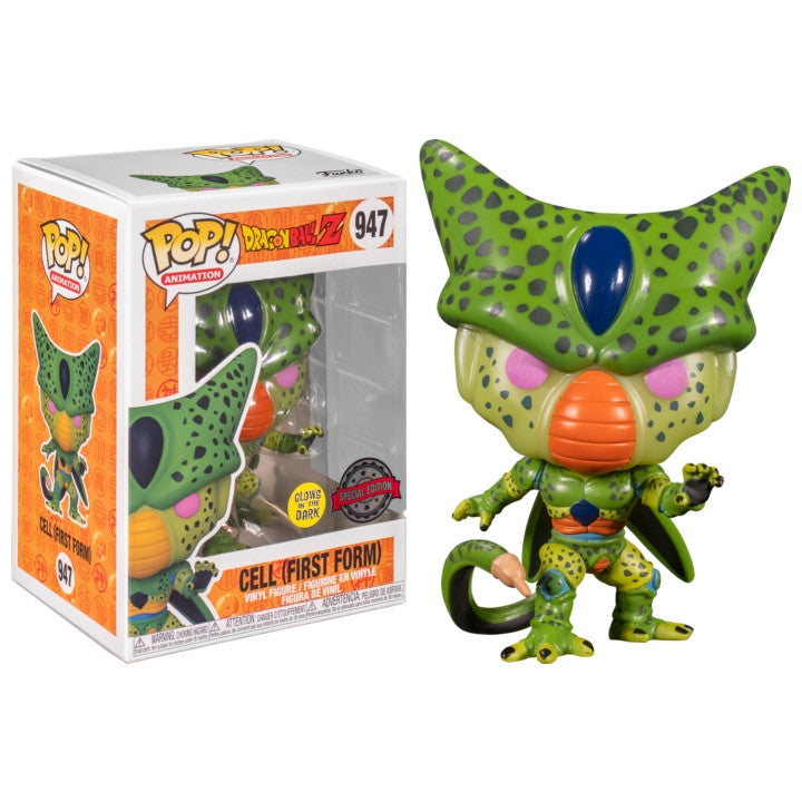 DRAGON BALL Z - POP FUNKO VINYL FIGURE 947 CELL (FIRST FORM) GW 9CM