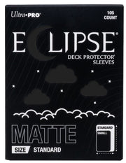 16680 - 105 ECLIPSE DECK PROTECTOR SLEEVES - STANDARD - MATTE - JET BLACK