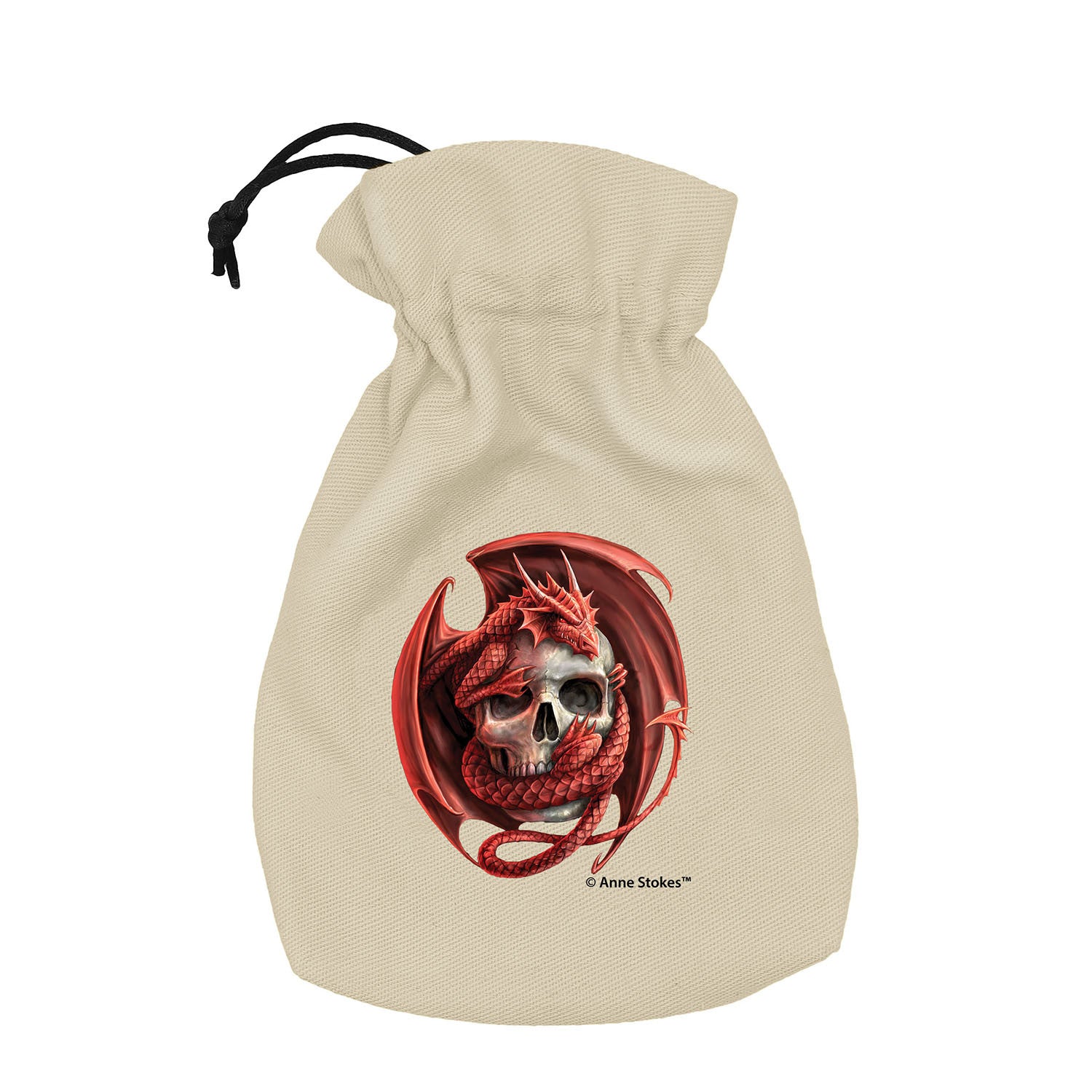 BAST205 - ANNE STOKES - BORSA PORTA DADI - SKULL EMBRACE