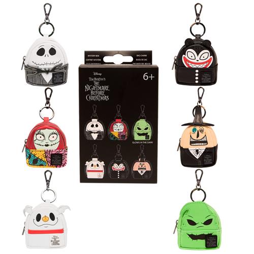 NIGHTMARE BEFORE CHRISTMAS - BLIND BOX POP BAG CHARM ENAMEL - BACKPACK - PEZZO SINGOLO