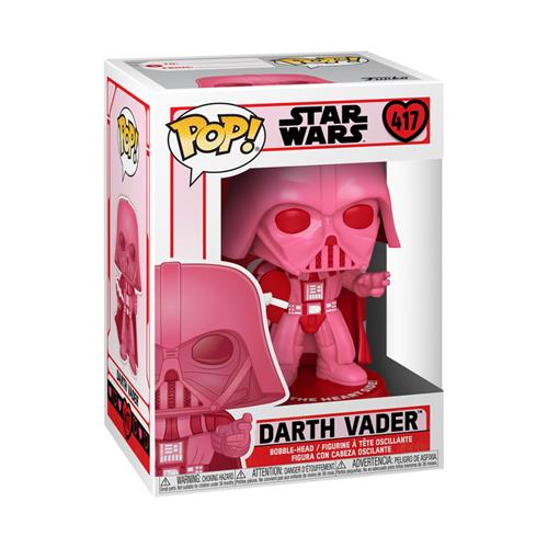 STAR WARS: VALENTINES - POP FUNKO VINYL FIGURE 417 VADER W/ HEART 9CM