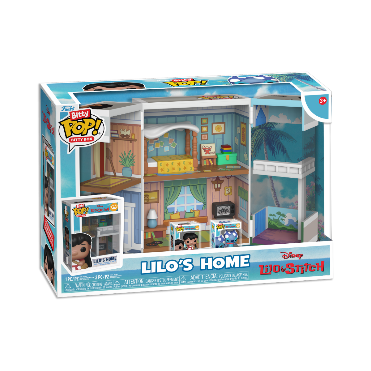 85536 - DISNEY: LIO & STITCH - POP FUNKO BITTY BOX VINYL FIGURE - LILO'S HOME
