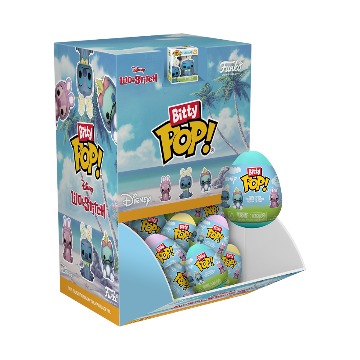92428 - DISNEY: LILO & STITCH - POP FUNKO BITTY EASTER EGG VINYL FIGURE - DISPLAY 24PZ