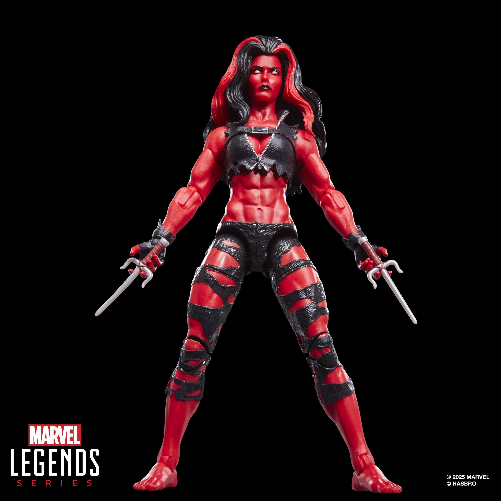 MARVEL LEGENDS SERIES - RED SHE HULK - ACTION FIGURE 15CM