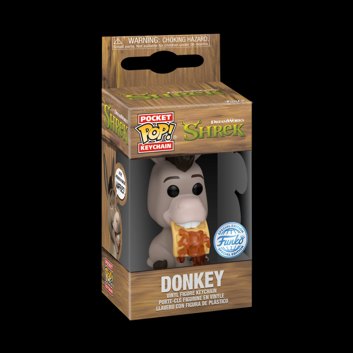 DREAMWORKS: 30TH ANNIVERSARY - SHREK - KEYCHAIN - DONKEY 4CM